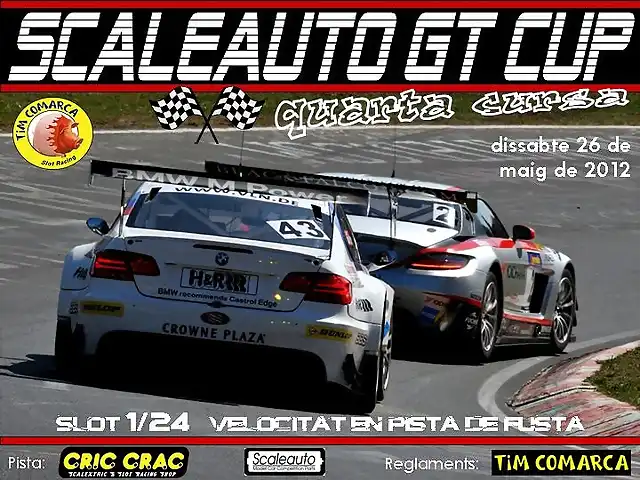 Cartell Scaleauto GT - Cursa 4