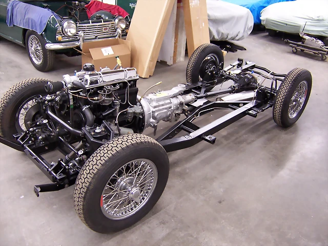 Triumph TR3 - xassís Triumph TR3 - xassís