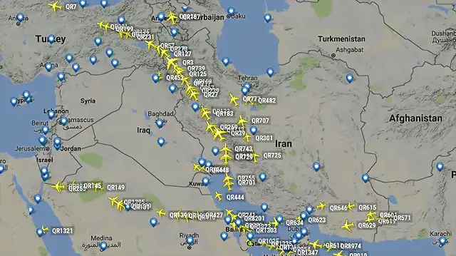 crisis-del-golfo-las-aerolineas-arabes-cancelan-vuelos-y-qatar-airways-modifico-sus-rutas-268463