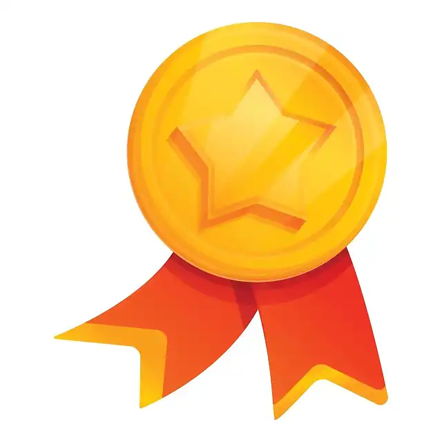 reward-gold-medal-icon-cartoon-style-vector