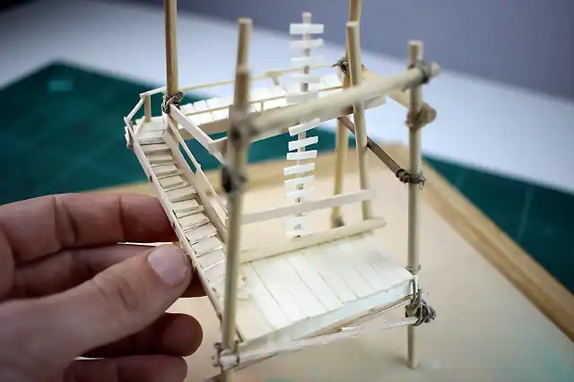 TreeHouse Models Diorama Pirate Watchtower (2)