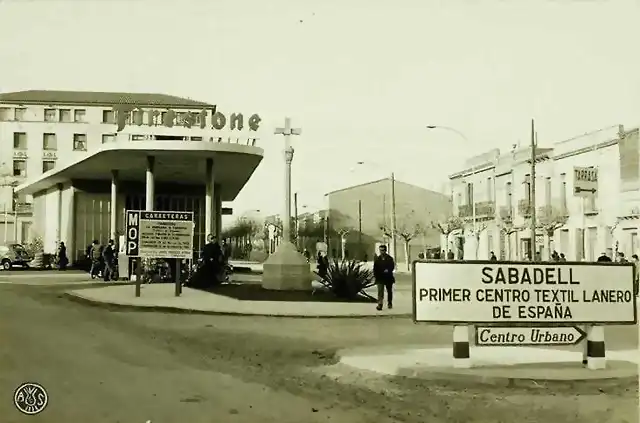Sabadell Pl. de la Creu de Barber? (Barcelona) 1968