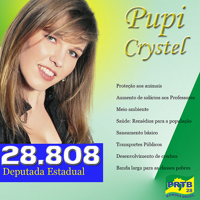 Pupi Crystel para deputada estadual em Sao Paulo - 28.808