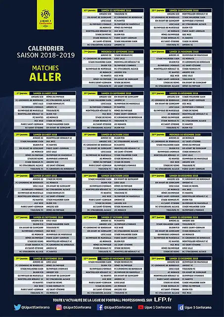 CALENDrIER-Ligue-1-conforama-matchs-aller-saison-2018-2019-imprimable