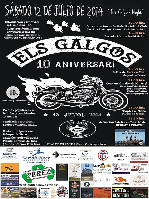 10- ANIVERSARIO ELS GALGOS-THE GALGOS NIGHT-2014-SOCIOS[1]