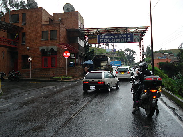 entrando a Colombia