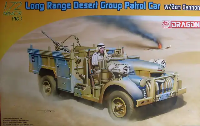 Dragon - Long Range Desert Group Patrol Car - 1-72