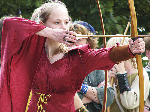 Long-Bow Woman