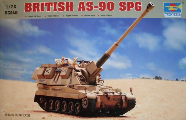 Trumpeter - British As-90 SPG - 1-72