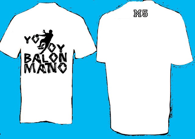 camiseta de yo soy bm blanco-negro