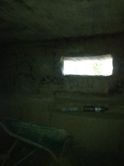 BUNKER TRONERA INTERIOR BUNKER TRONERA INTERIOR