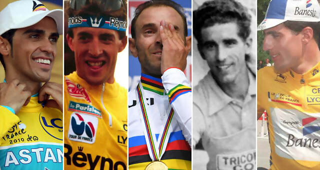 Perico-Indurain-Contador-Valverde-Bahamontes