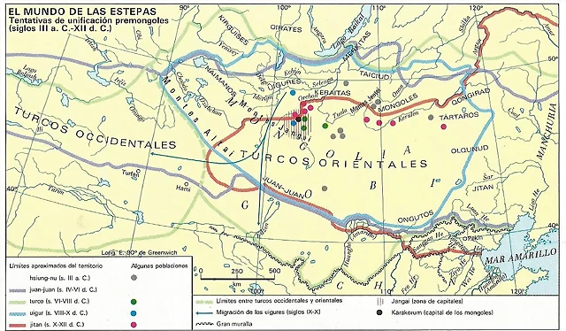 2-Mapa del mundo estepario.