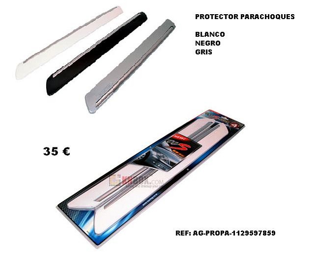 protector parachoques cromado gris negro.AG-PROPA-1129597859. Knbox