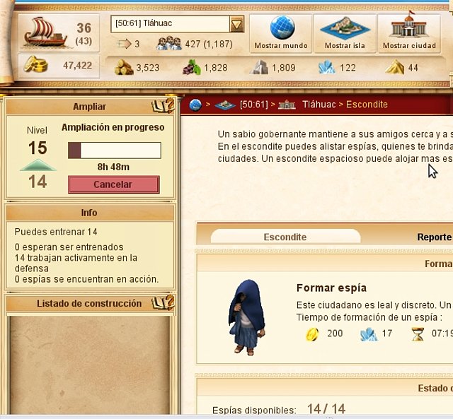 Escondite nivel 15 Escondite nivel 15