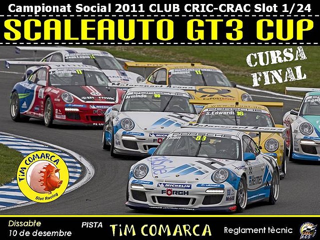 Cartell Scaleauto GT3 - Cursa 7