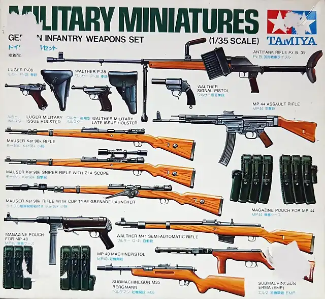 Tamiya - German Infantry Weapons Set - 1-35