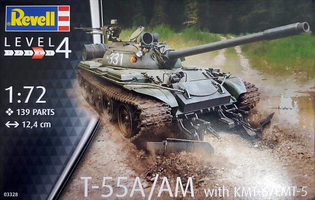 Revell - T-55 A-AM - Con KMT-6 EMT-5 - 1-72