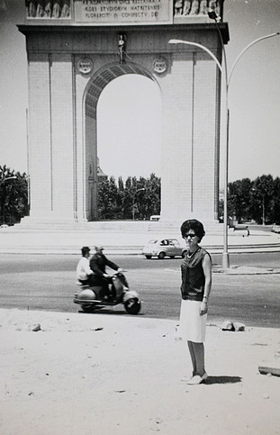 Madrid Arco del Triunfo 1965