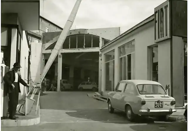 Civitavecchia - Fiat Werkstatt, Italien