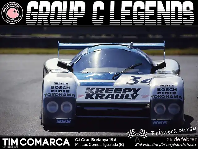 Cartell Grup C - Cursa 1