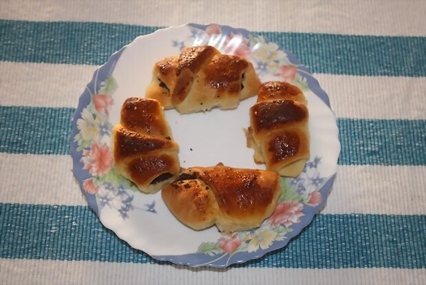 Pastelitos ucranianos rellnos de crema de castaas