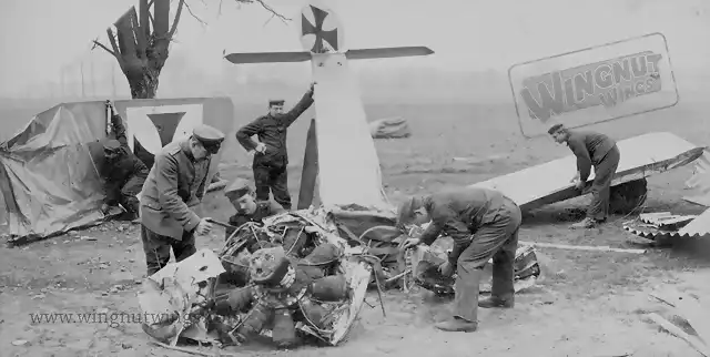 Fokker E.II or E.III wreckage (0058-25)