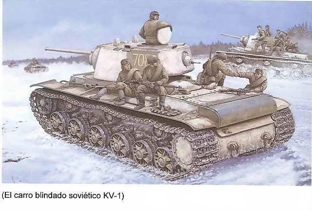 Tanque ruso KV-1.