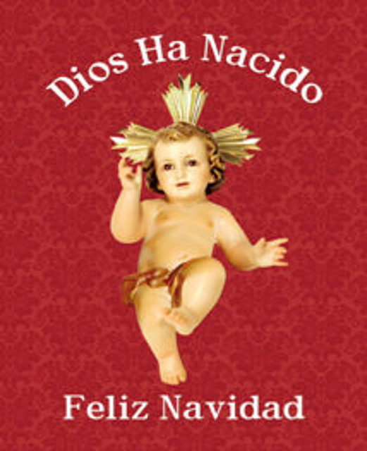 Dios Ha nacido feliz Navidad