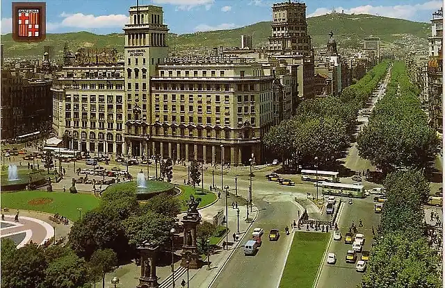 Barcelona Pl. Catalunya 1970