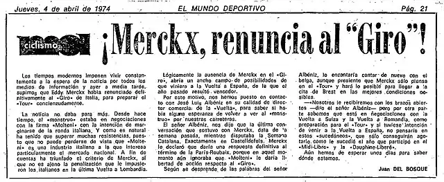 Merckx Giro no