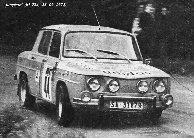 Renault 8 TS - Eduardo Botas - Zappy - TdF '72 b