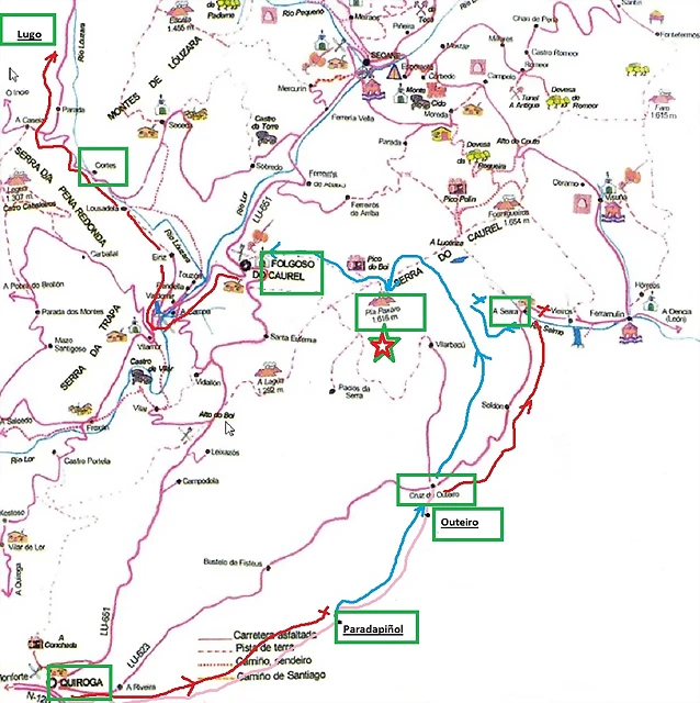 1 Mapa Turístico do Courel 1 Mapa Turístico do Courel