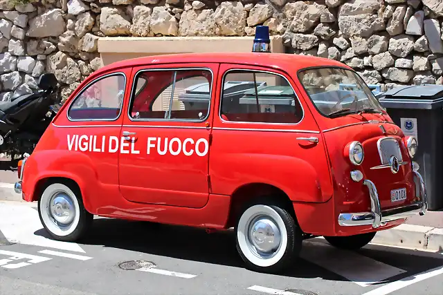 Monaco - Fiat 600 Multipla, Feuerwehr