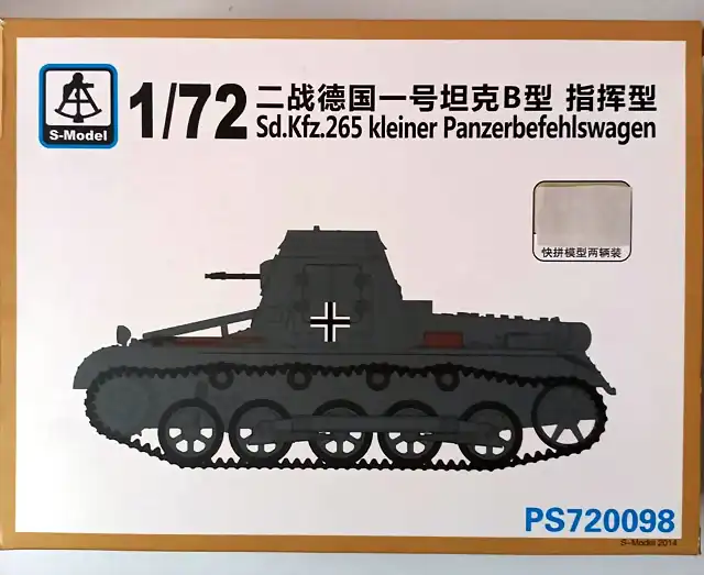 S-Model - SD.Kfz.265 Kleiner Panzerbefehlswagen - 1-72