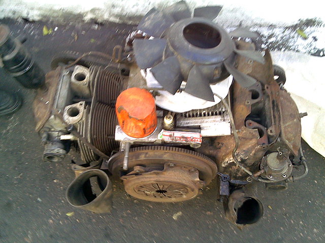 Vista del motor a colocar Vista del motor a colocar