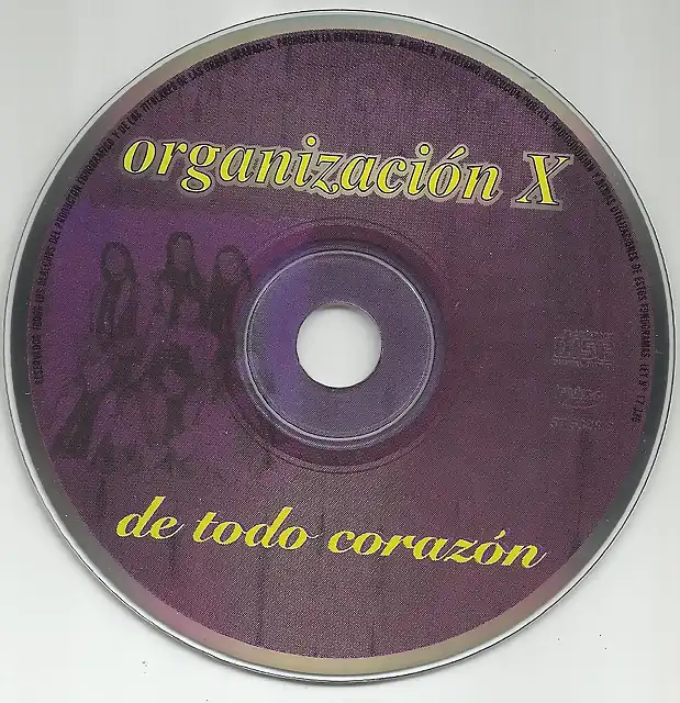 Organizacion X - De Todo Corazon (1998) Cd