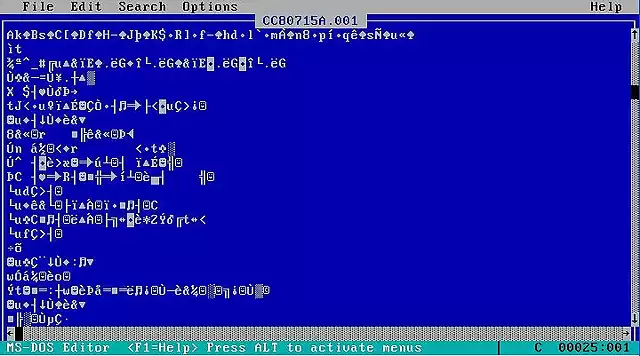 MS-DOS 6 edit