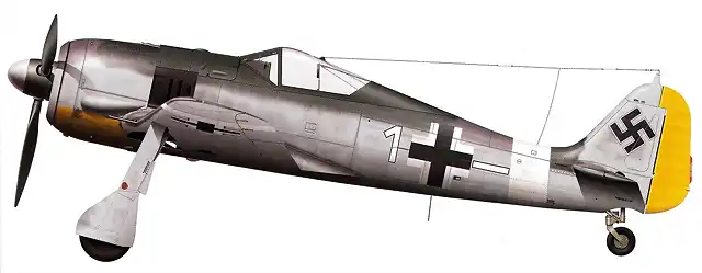 Focke-Wulf-Fw-190A4 perfil