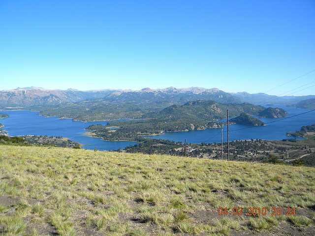 lago Alumine, pte. La Angostura, lago Moquehue