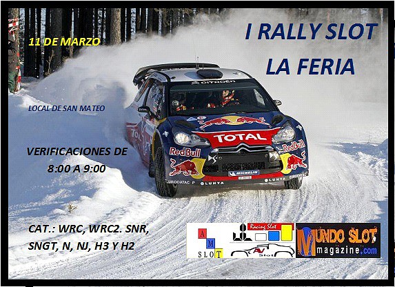 Cartel rally slot la feria I