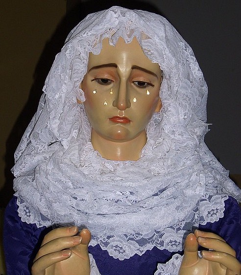 Maria Magdalena de Almuñecar de mantilla