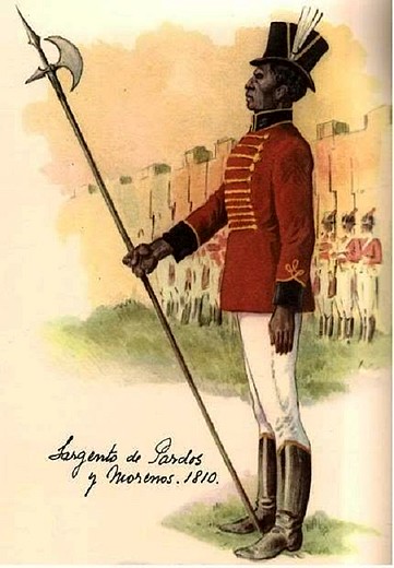 1810 - Sargento de Pardos y Morenos (Marenco)