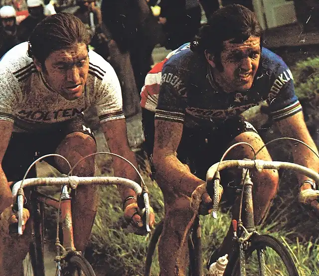 Paris Roubaix 1975, avec Roger De Vlaeminck