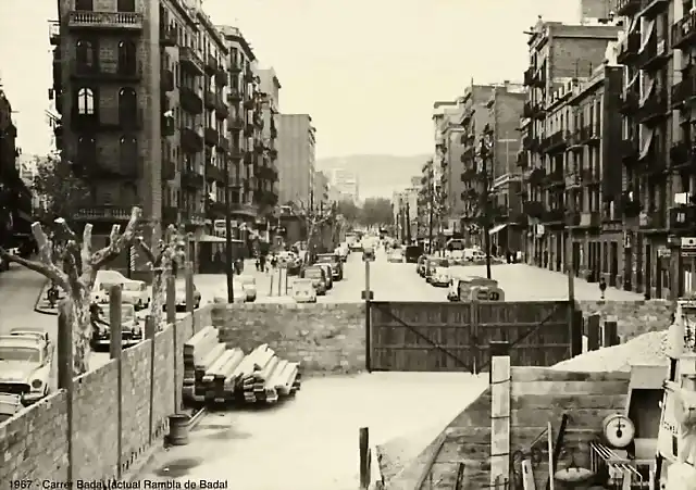 Barcelona Rambla Badal 1967