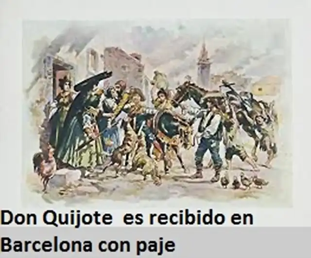 don quijote en barcelona