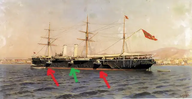 ?leo de autor indeterminadlo representando el crucero ALFONSO XII. Del libro ESPANYA FI DE SEGLE, 1898