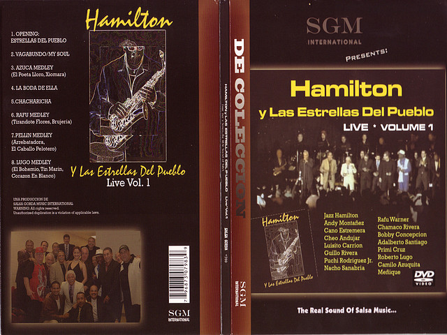 Hamilnton y Las Estrellas Del Pueblo - Caratula DVD