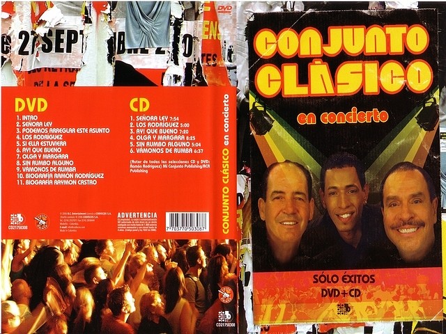 Conjunto Clasico - En Concierto - Caratula DVd