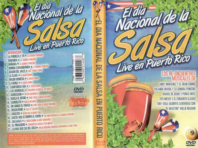 El Dia Nacional De La Salsa - Live In Puerto Rico - Caratula DVD